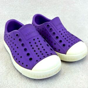 NATIVE Jefferson Purple Slip On Toddler Outdoor Shoes Size C5